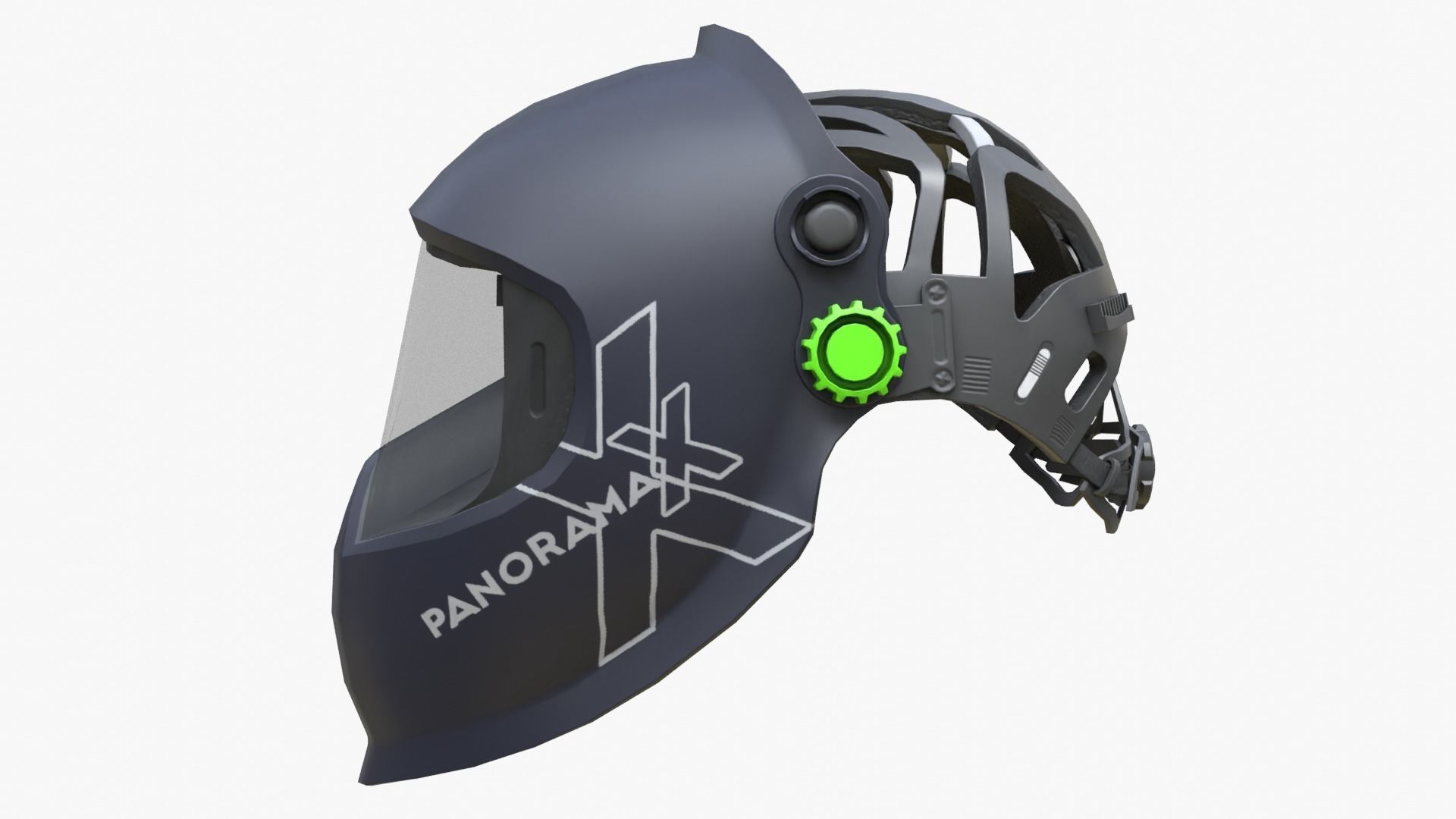 Welding Helmet Low-poly 3D model_2