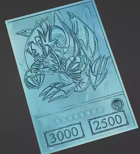 blue eyes toon dragon - yugioh 3D print model