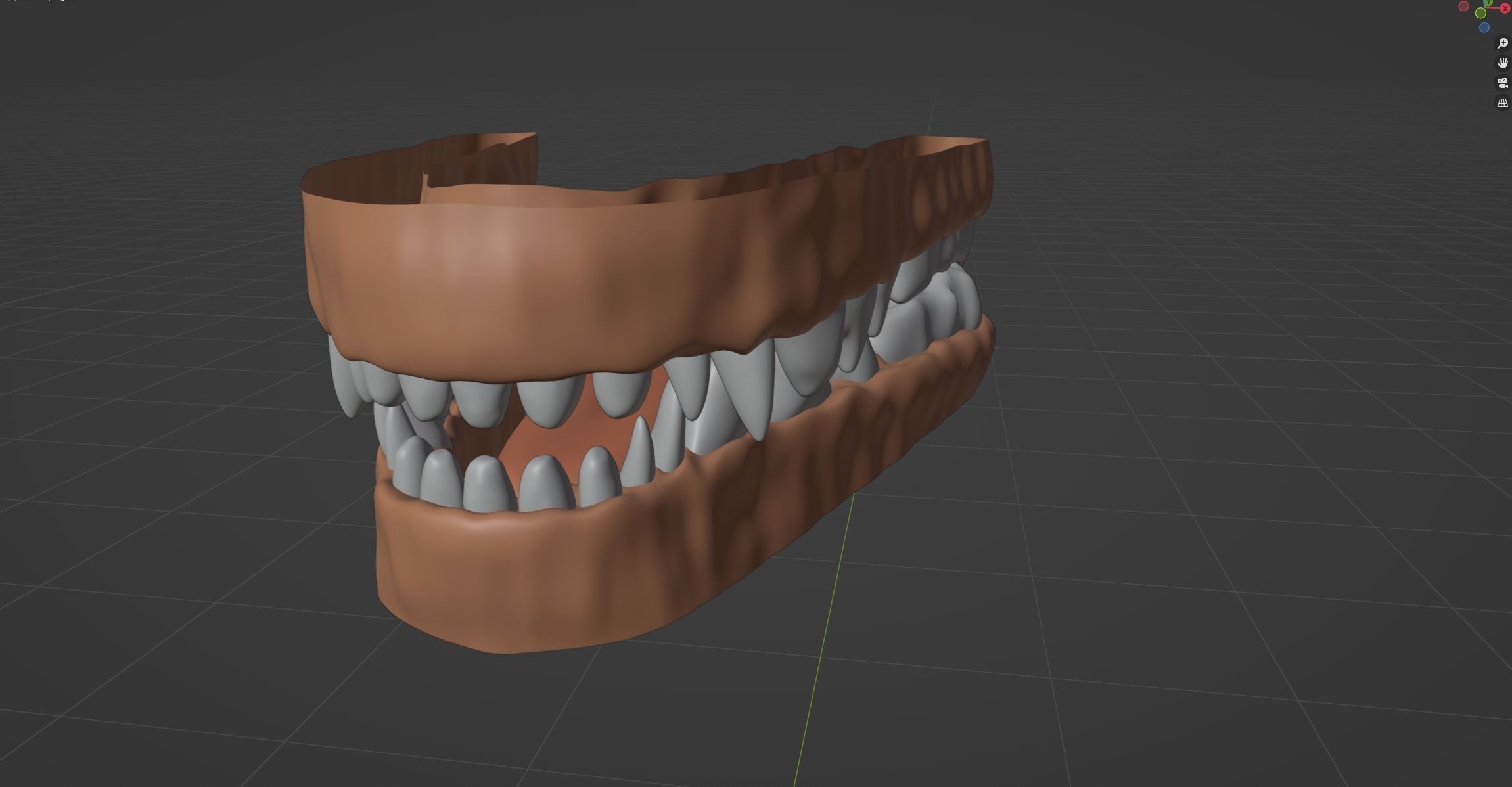 Claire Anthro Wolf 3D model_89