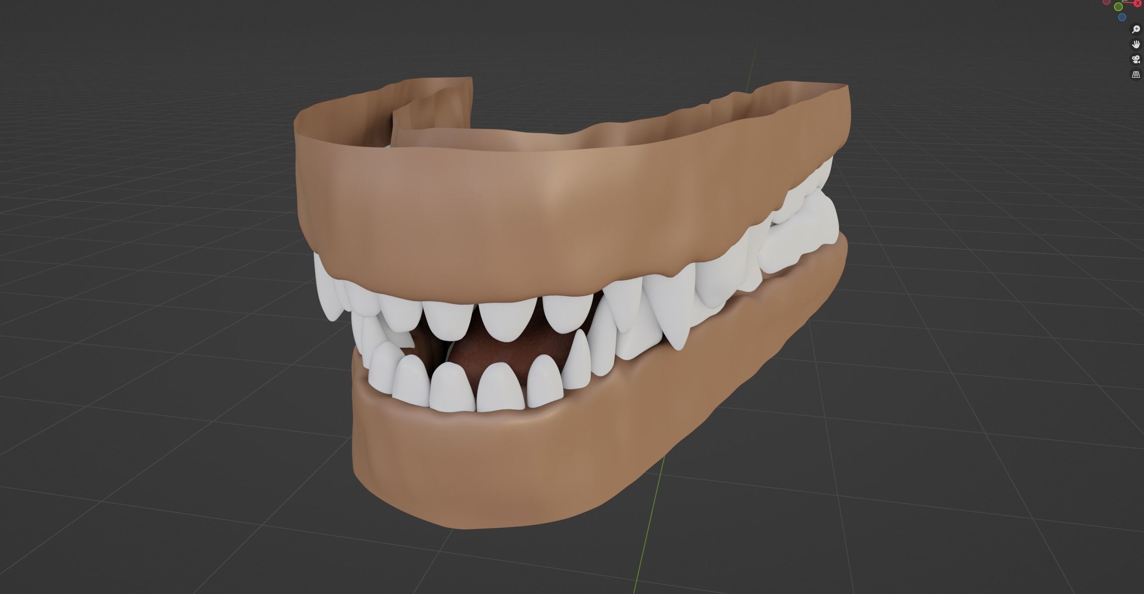 Claire Anthro Wolf 3D model_91