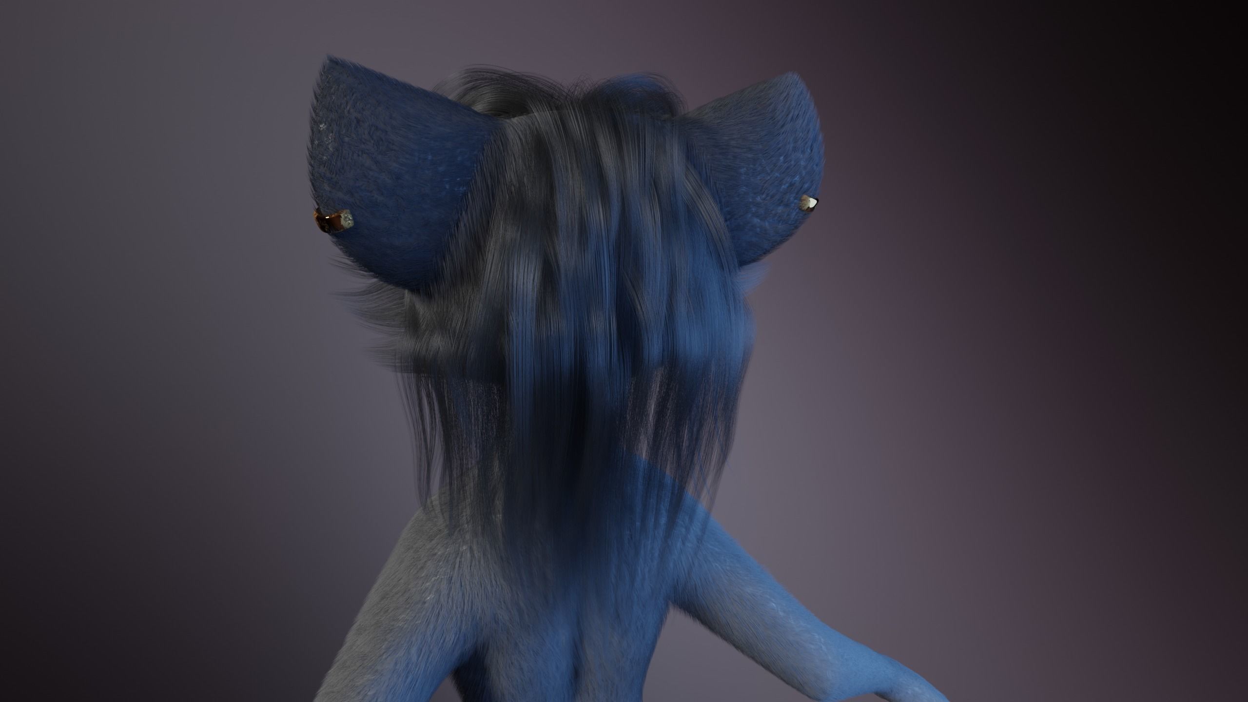 Claire Anthro Wolf 3D model_6