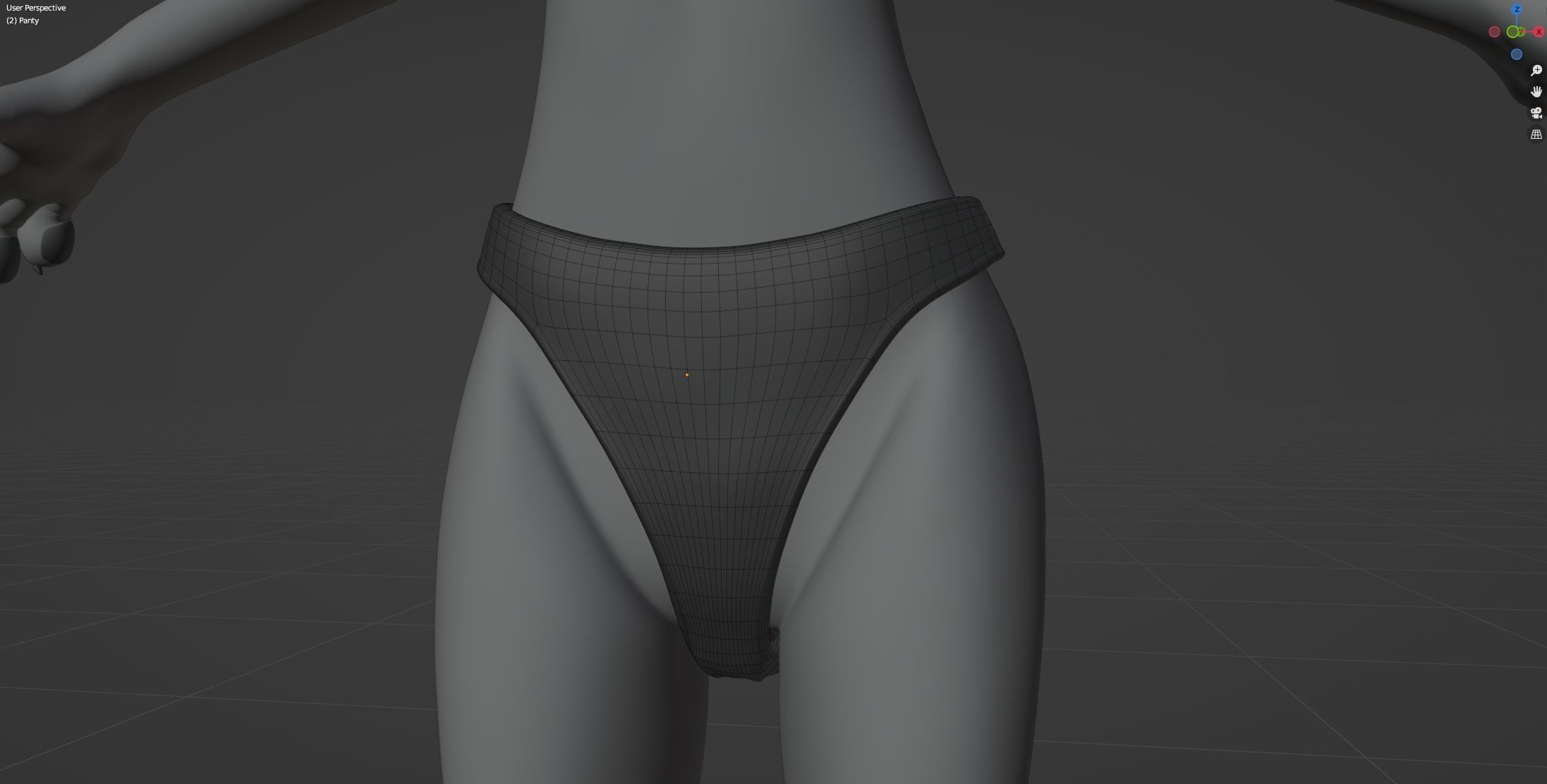 Claire Anthro Wolf 3D model_78