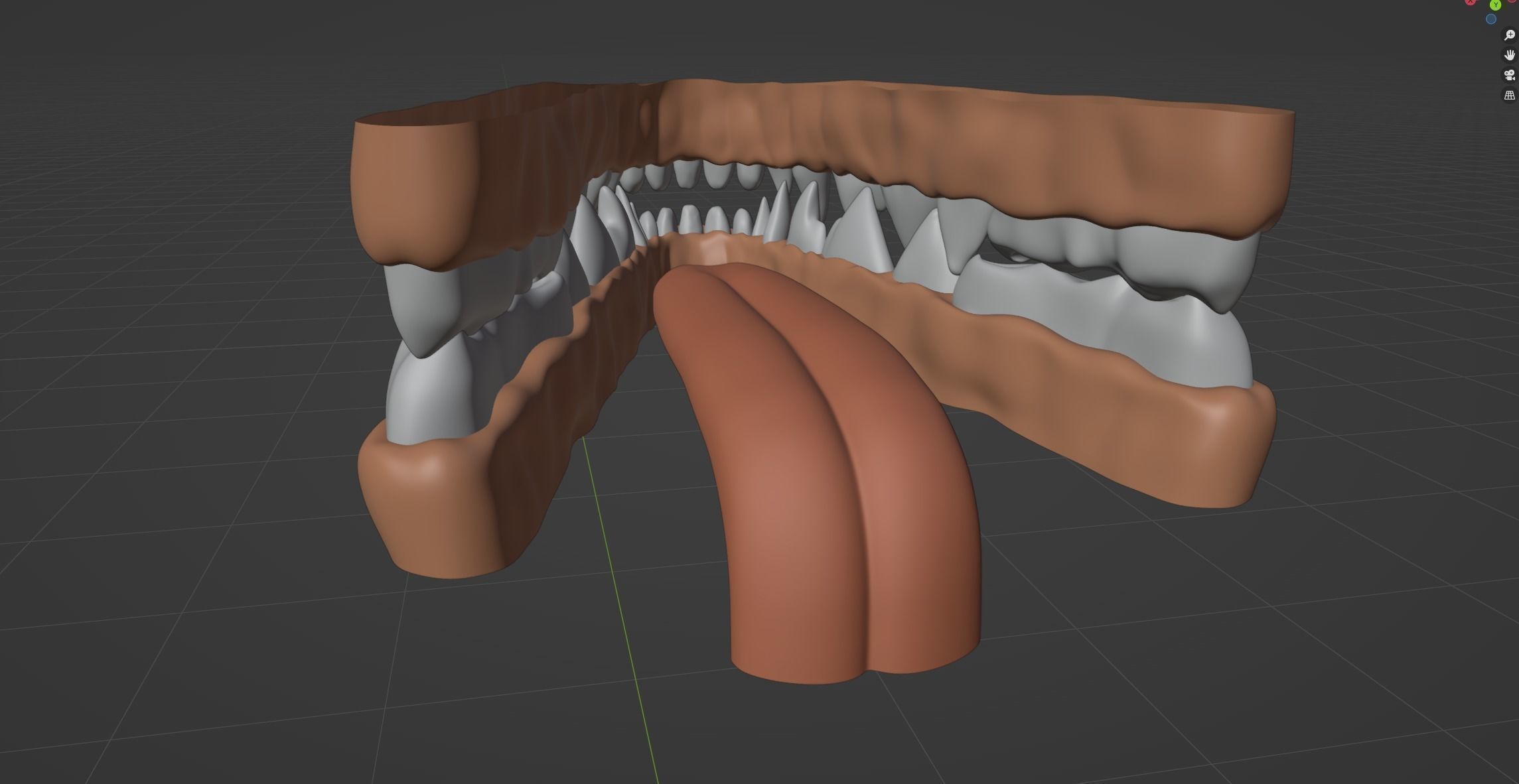 Claire Anthro Wolf 3D model_90