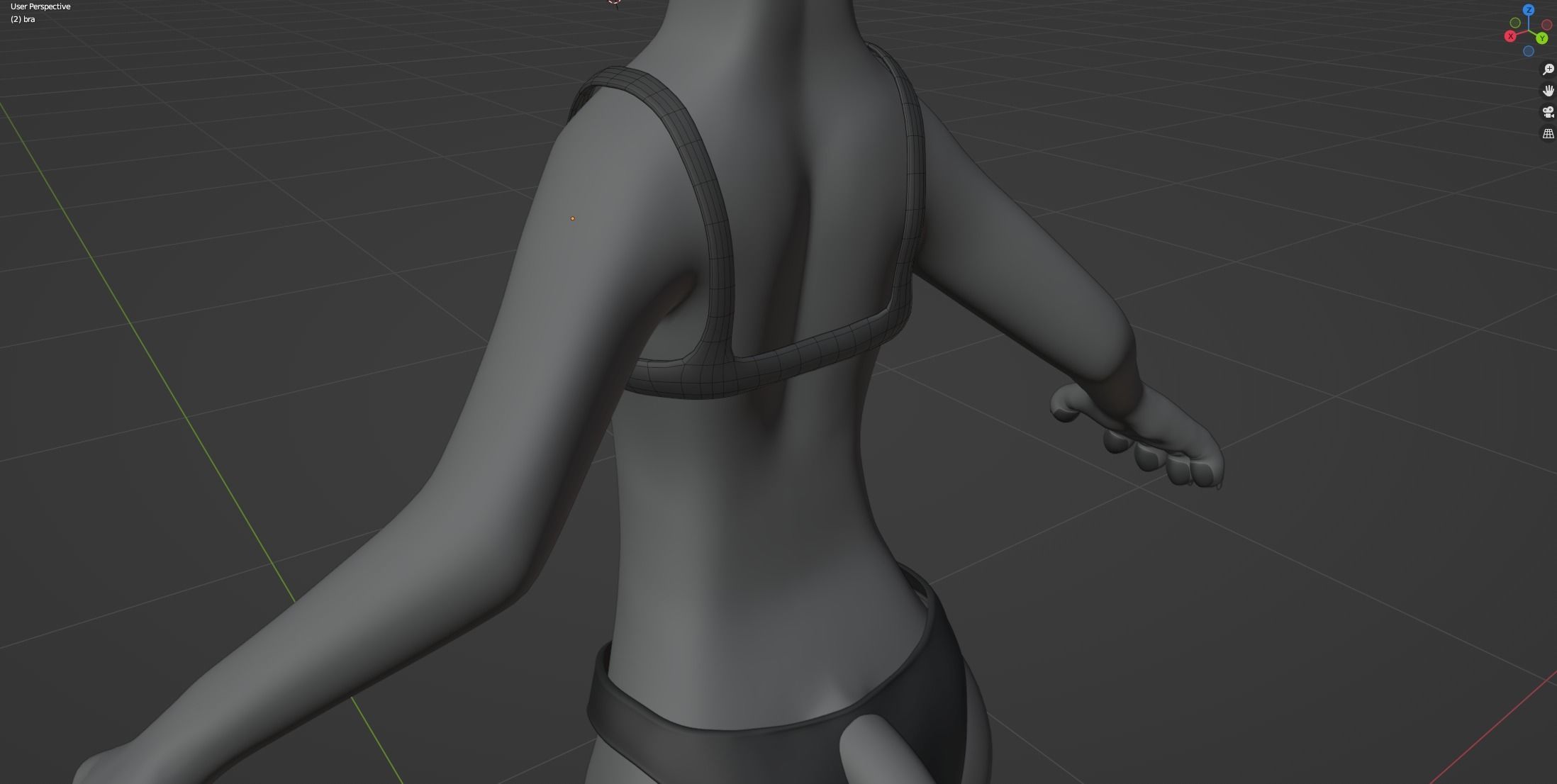 Claire Anthro Wolf 3D model_81