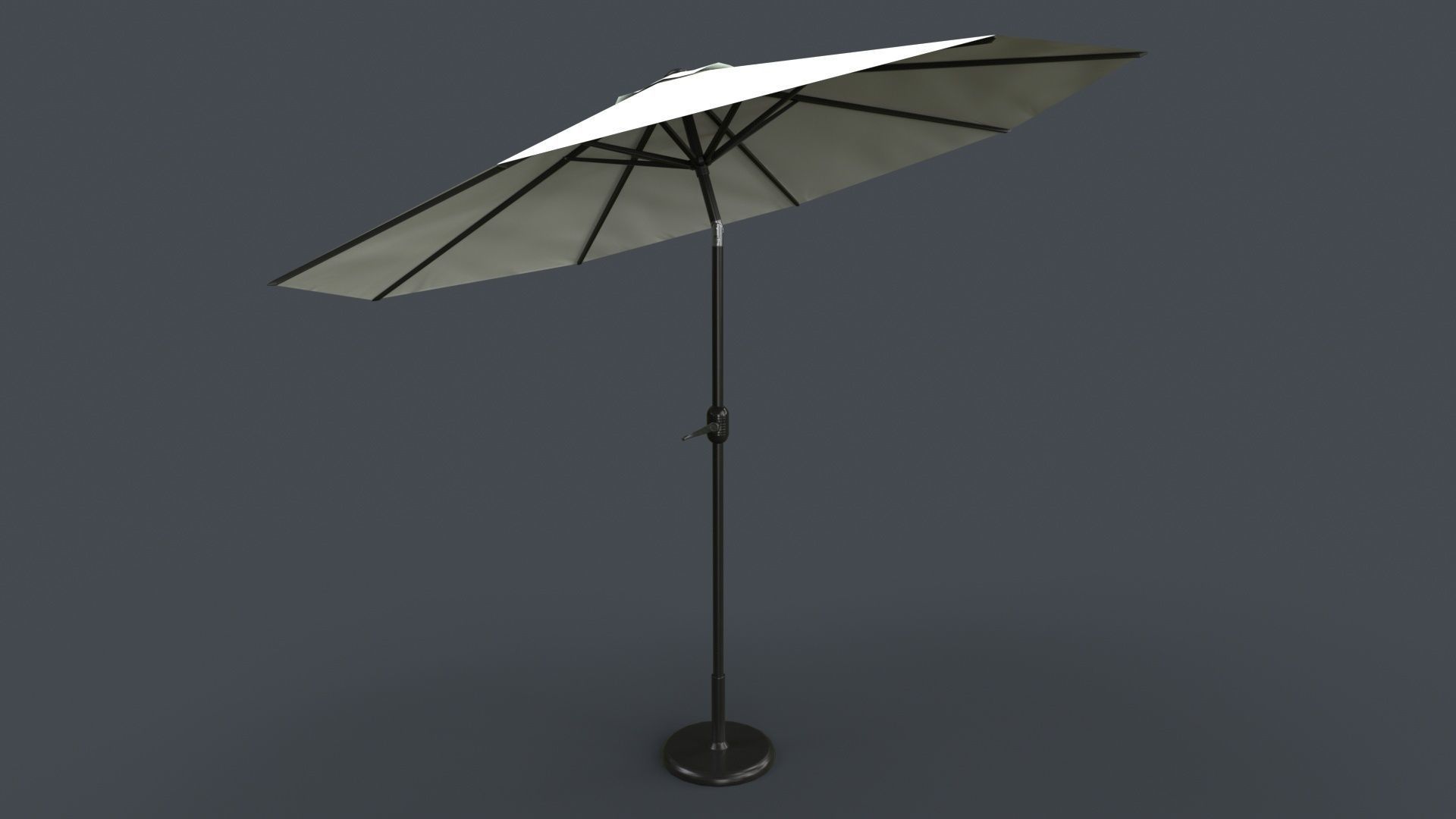 PBR Traditional Parasol Low-poly 3D model_16