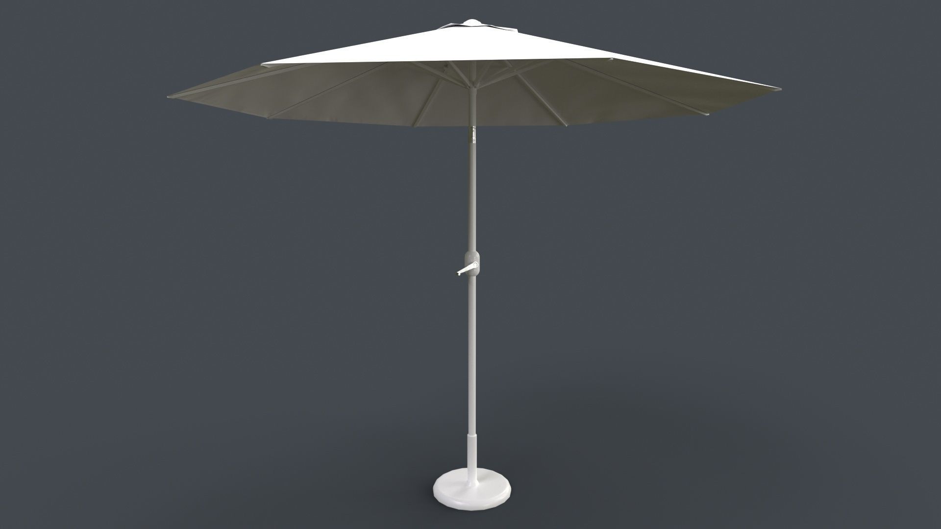 PBR Traditional Parasol Low-poly 3D model_43