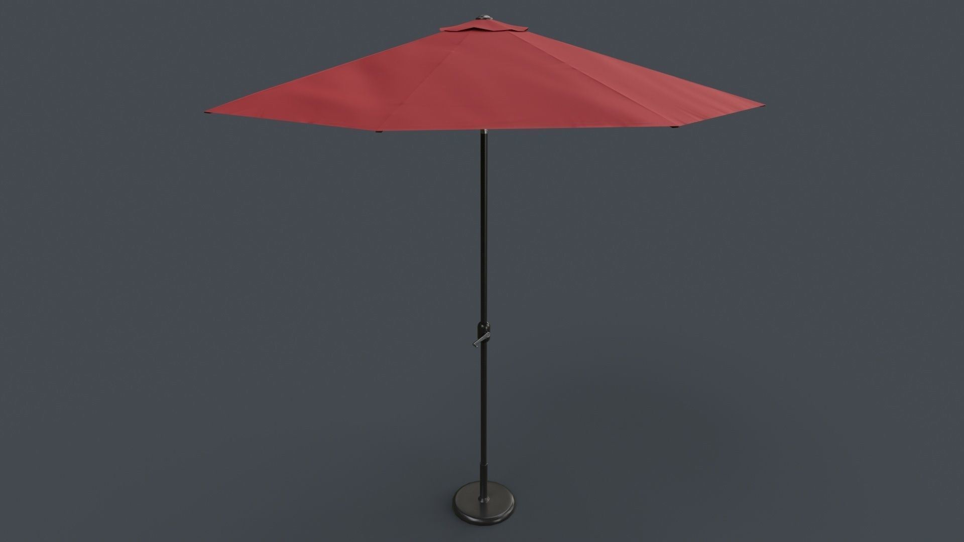 PBR Traditional Parasol Low-poly 3D model_6
