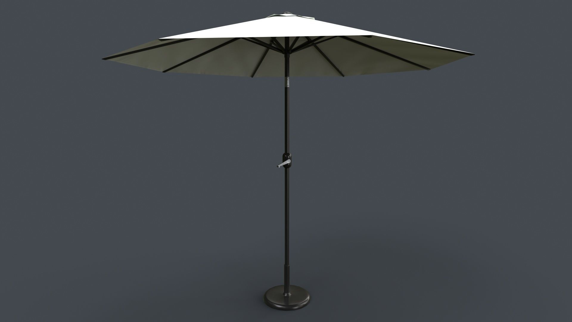 PBR Traditional Parasol Low-poly 3D model_11