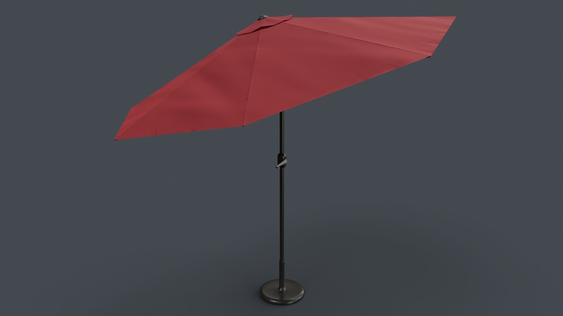 PBR Traditional Parasol Low-poly 3D model_10