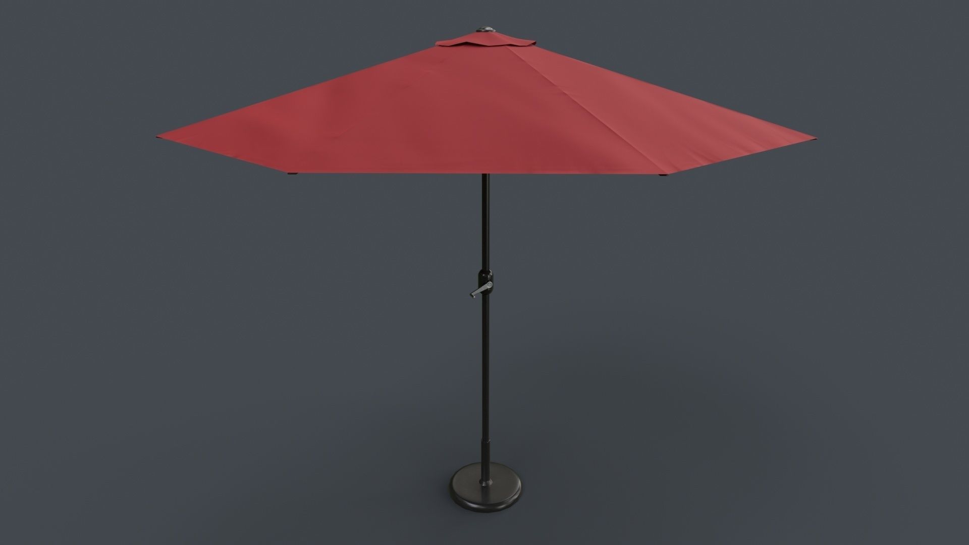 PBR Traditional Parasol Low-poly 3D model_36