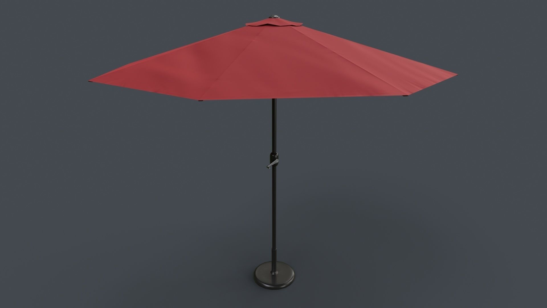 PBR Traditional Parasol Low-poly 3D model_4