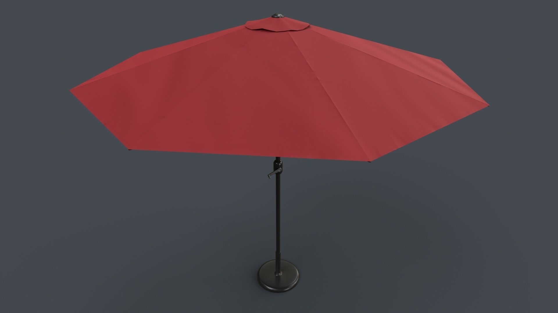 PBR Traditional Parasol Low-poly 3D model_8