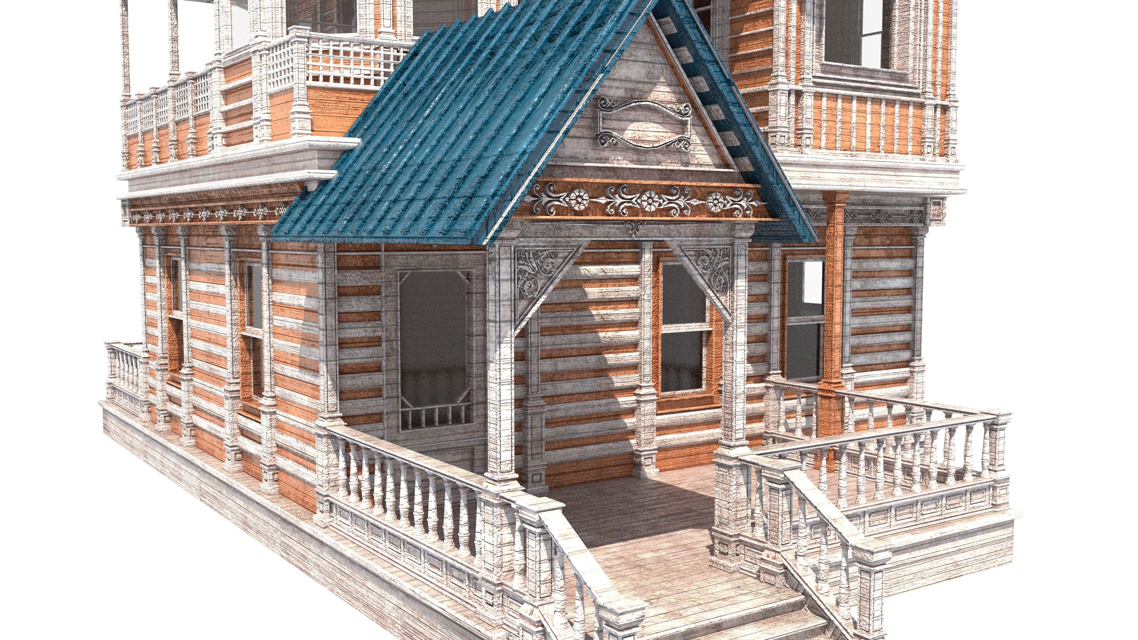 Victorian House Asset Bundle 3D model | CGTrader