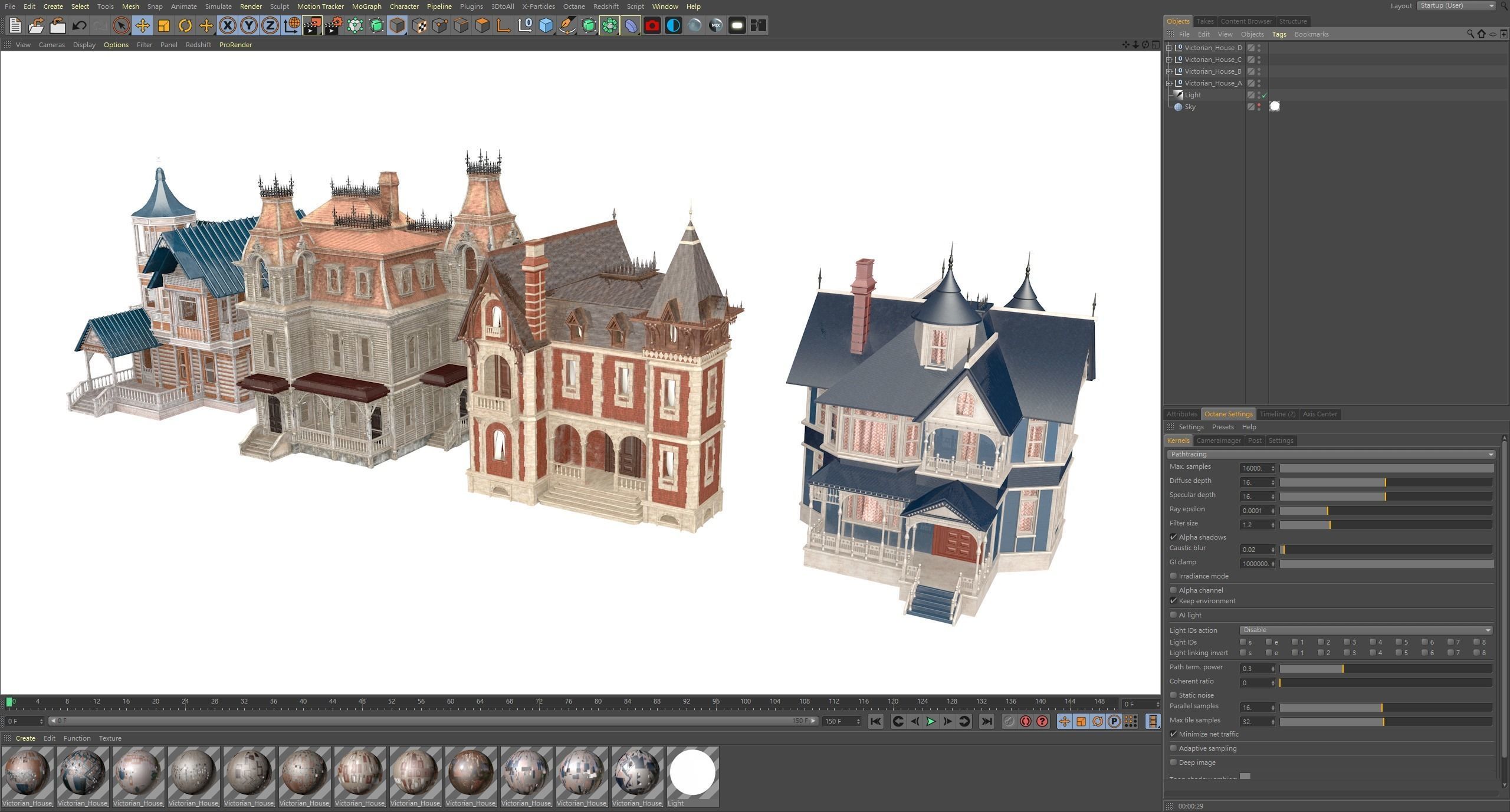 Victorian House Asset Bundle 3D model | CGTrader