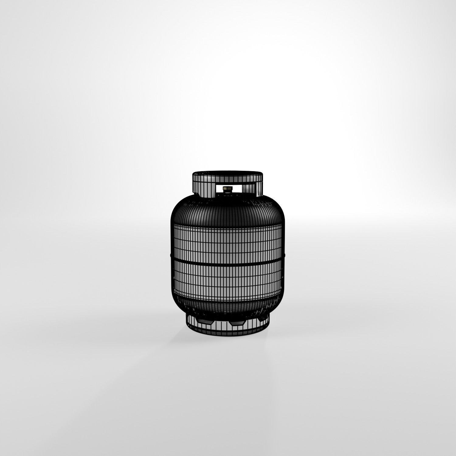 gas cylinder P13 3D model_2