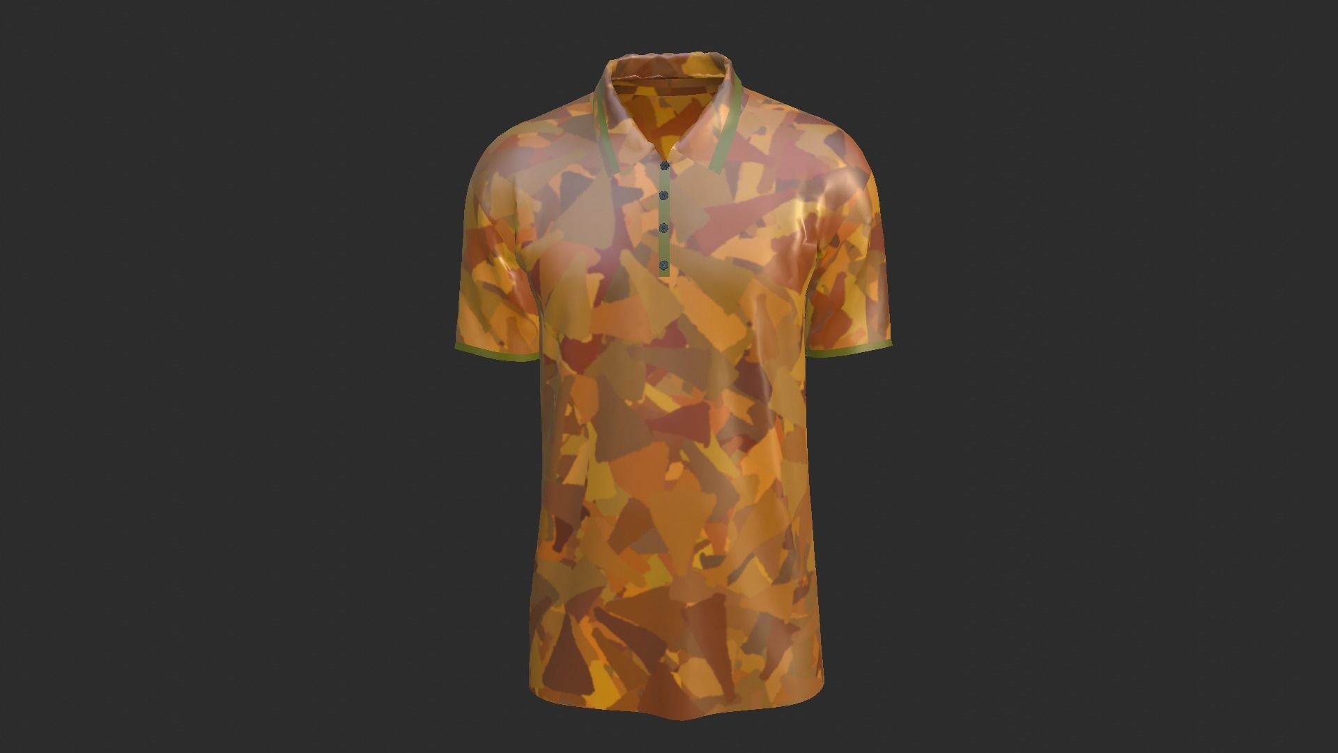 T-Shirt - Soldier Low-poly 3D model_2