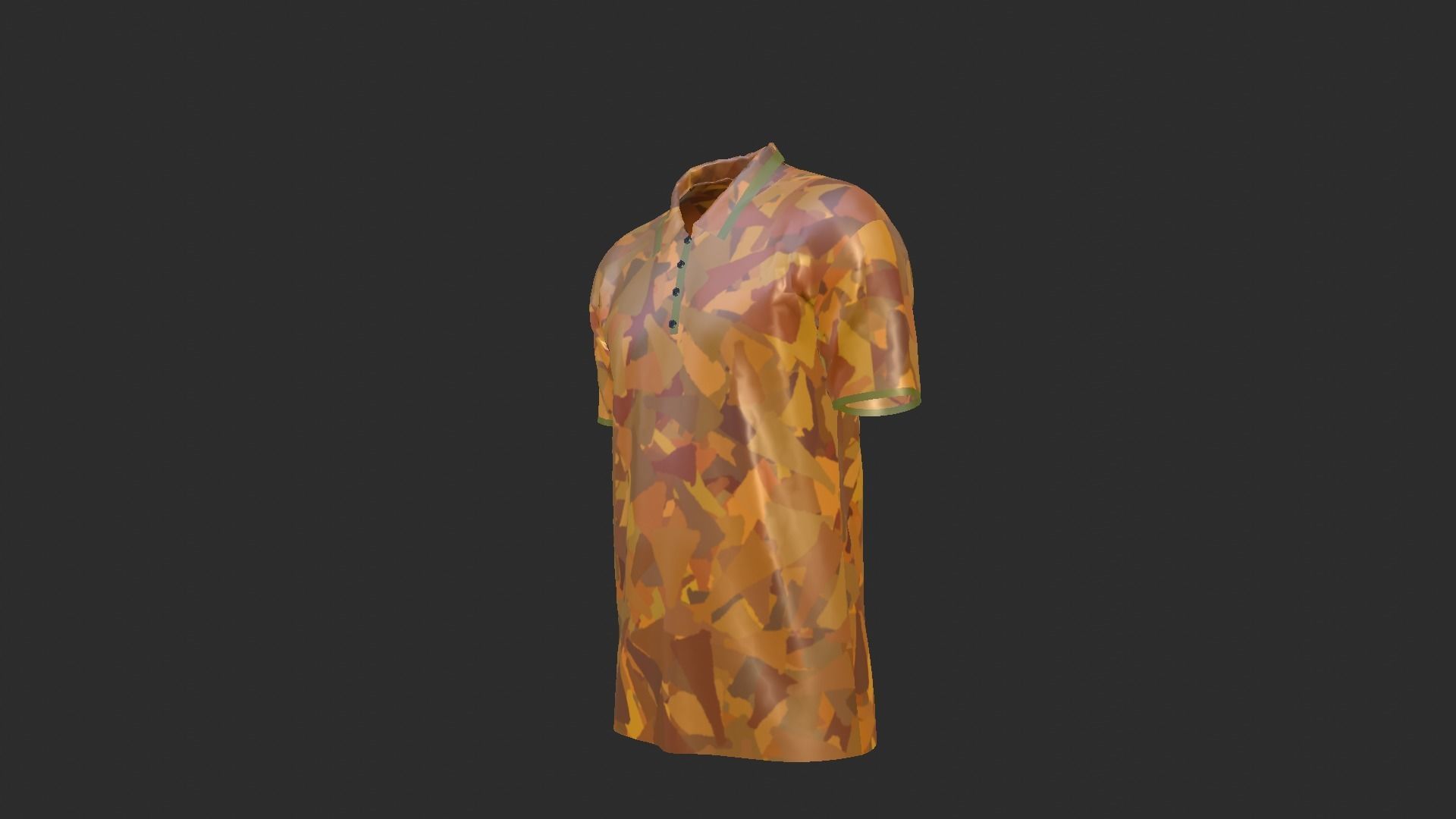 T-Shirt - Soldier Low-poly 3D model_4