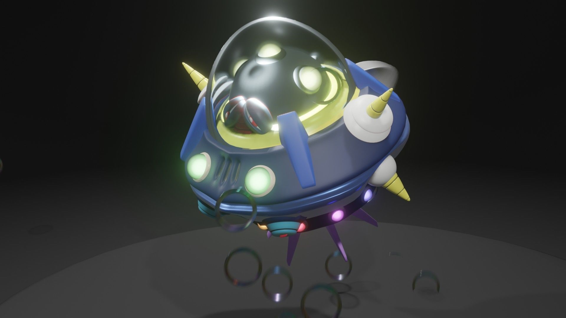 Gigabolt-Man-O-War spaceship with lights 3D model_12