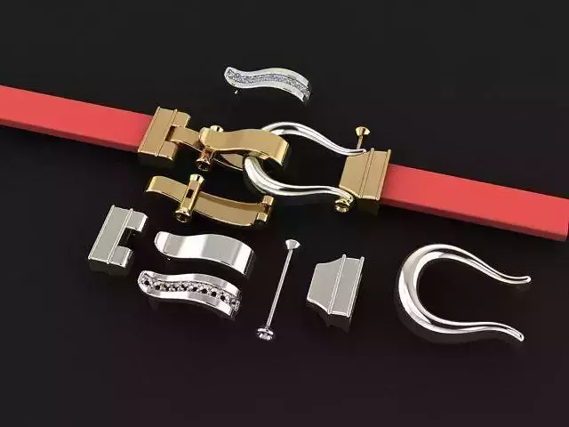 Bracelet with leather