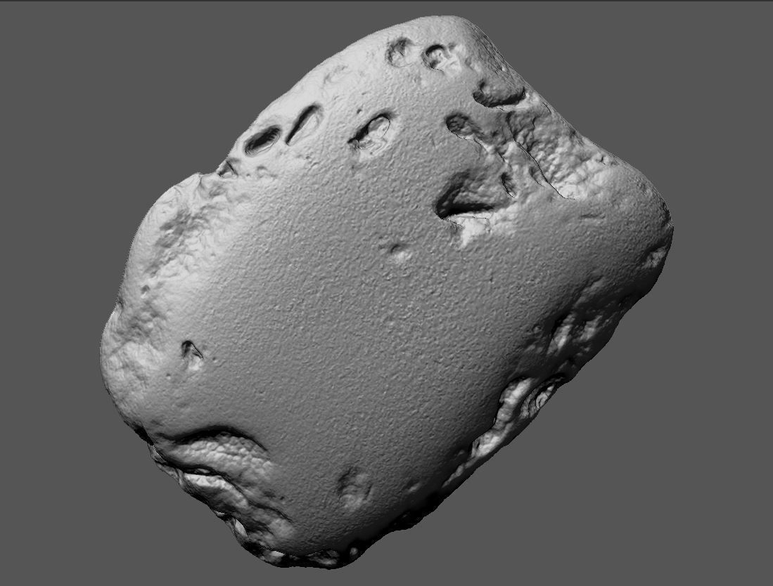 Amber 3d scan Low-poly 3D model_6