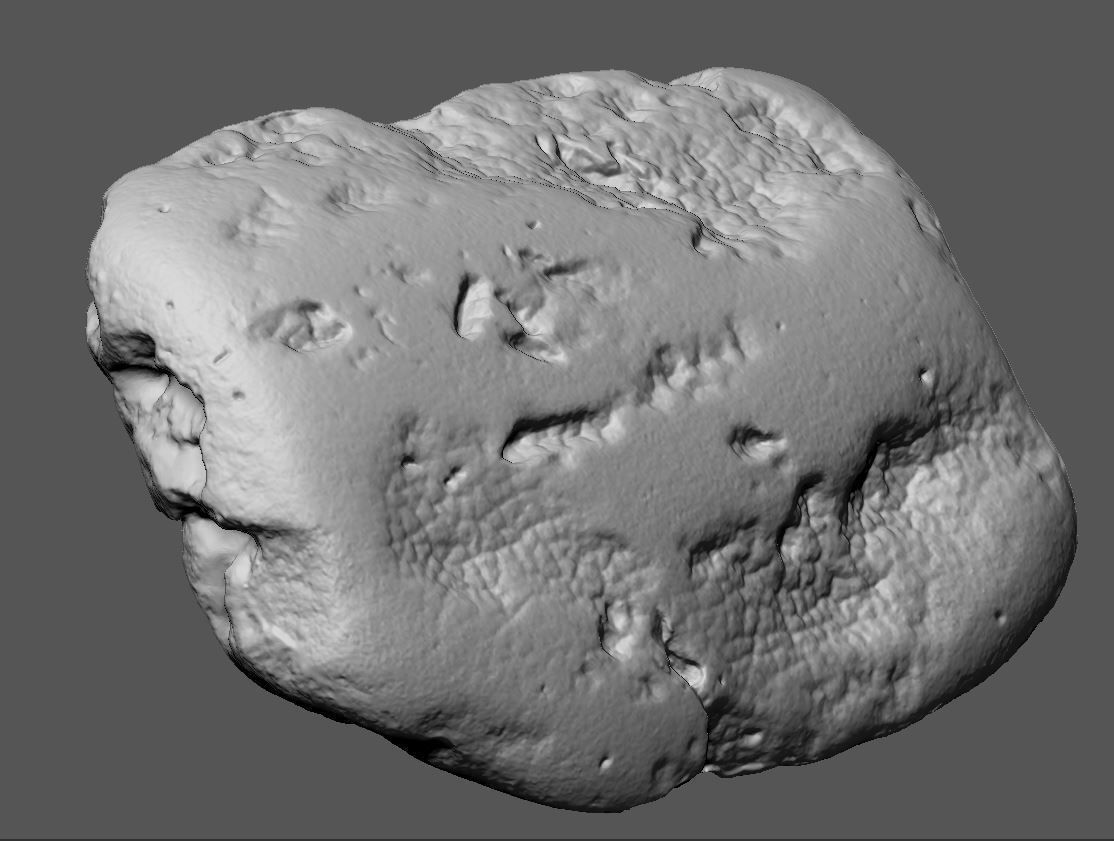 Amber 3d scan Low-poly 3D model_8