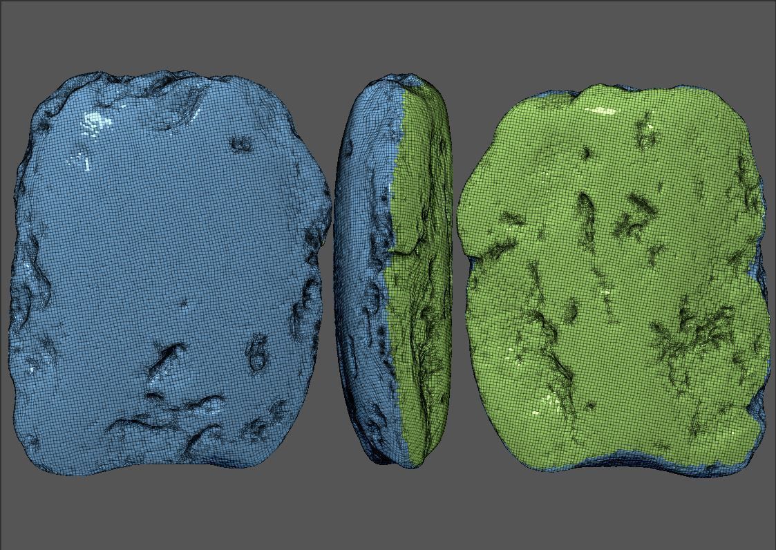 Amber 3d scan Low-poly 3D model_13