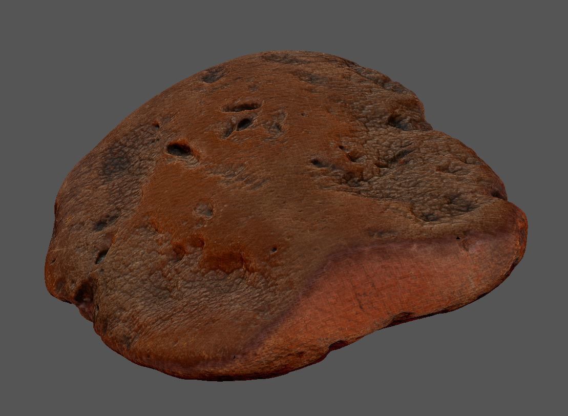 Amber 3d scan Low-poly 3D model_5