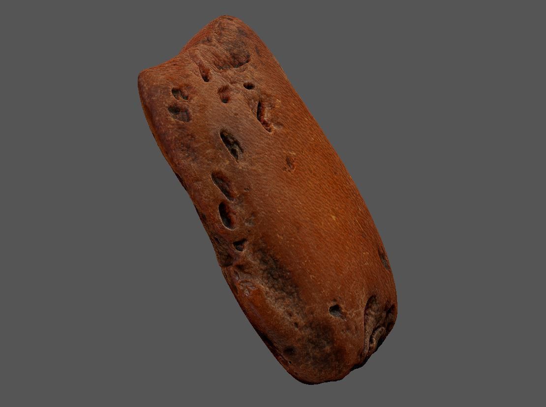 Amber 3d scan Low-poly 3D model_19