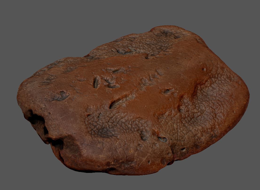 Amber 3d scan Low-poly 3D model_3