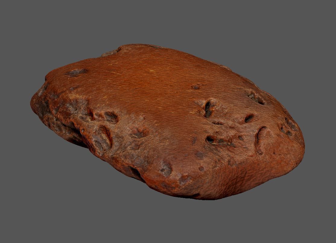 Amber 3d scan Low-poly 3D model_21