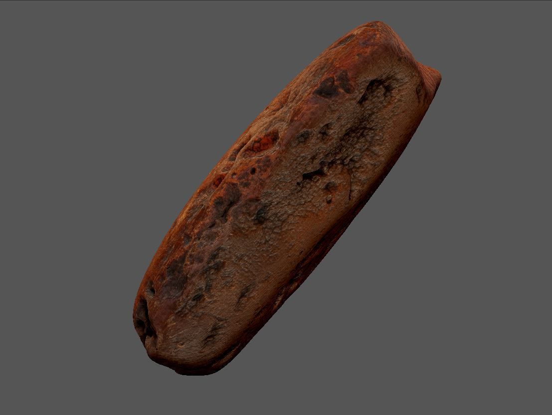 Amber 3d scan Low-poly 3D model_15