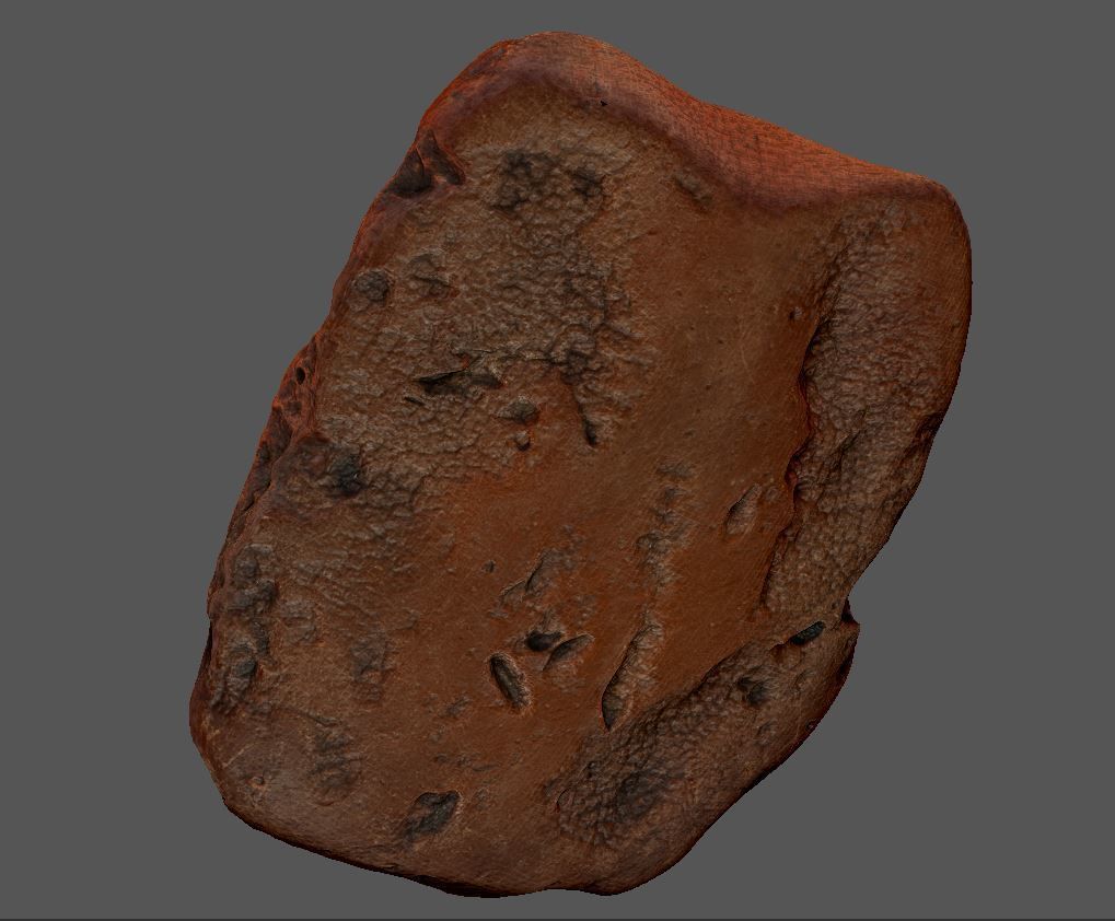 Amber 3d scan Low-poly 3D model_16