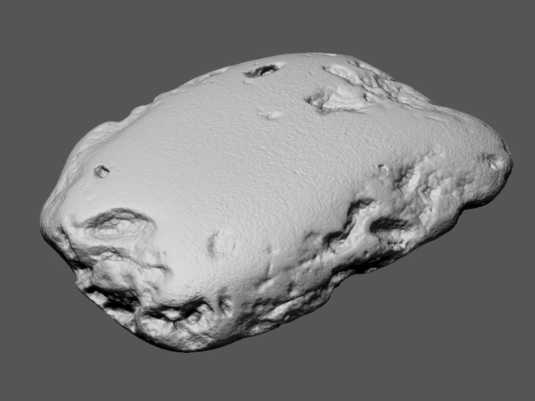 Amber 3d scan Low-poly 3D model_7