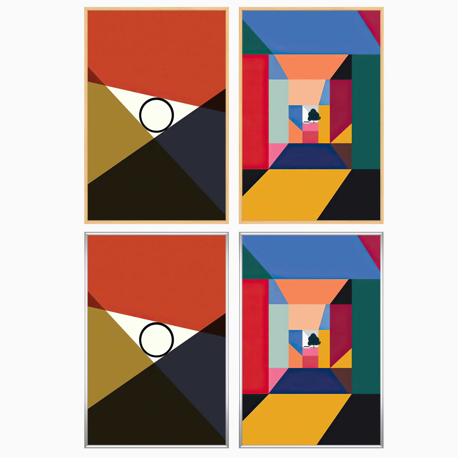 Wall Art Set 3850 3D model_2