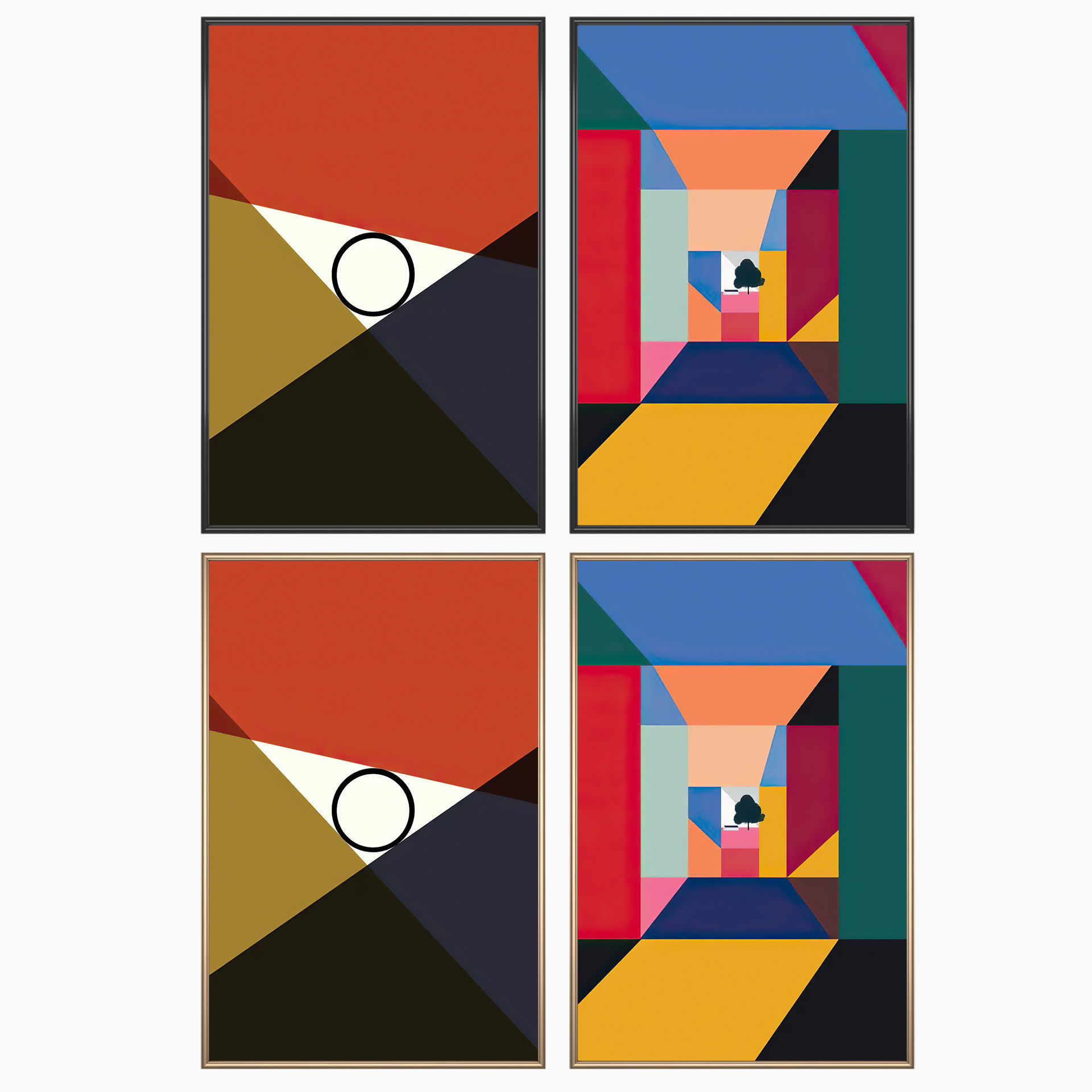 Wall Art Set 3850 3D model_1