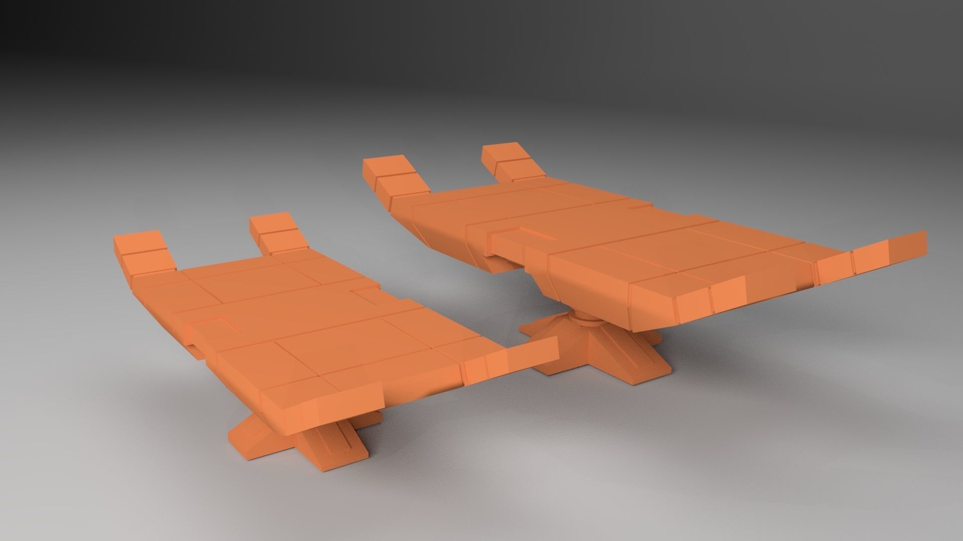 Robot medical bed - 3D print ready 3D print model_2