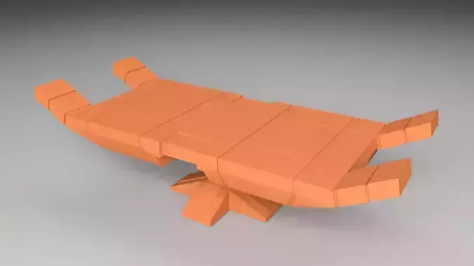 Robot medical bed - 3D print ready 3D print model
