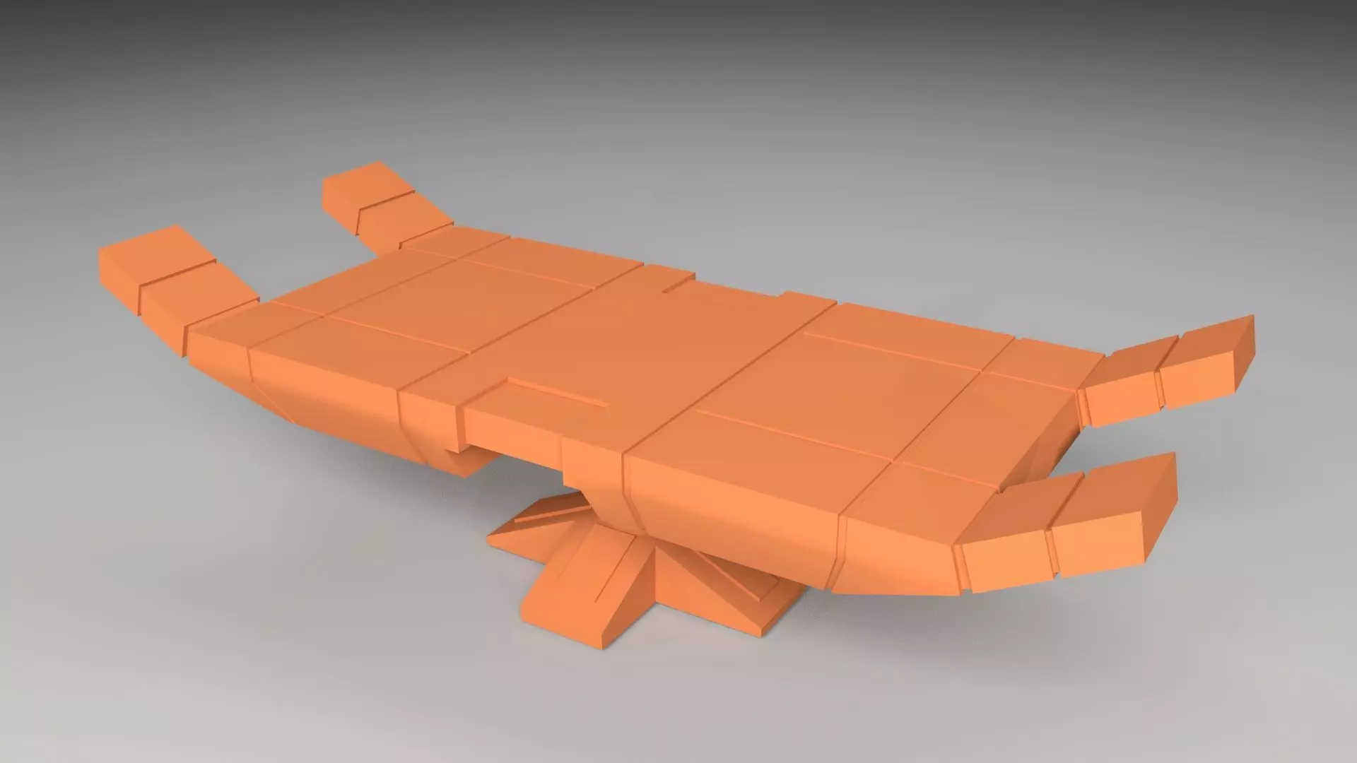 Robot medical bed - 3D print ready 3D print model_0