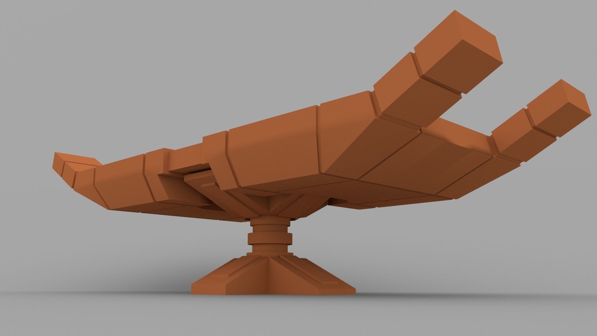 Robot medical bed - 3D print ready 3D print model_1