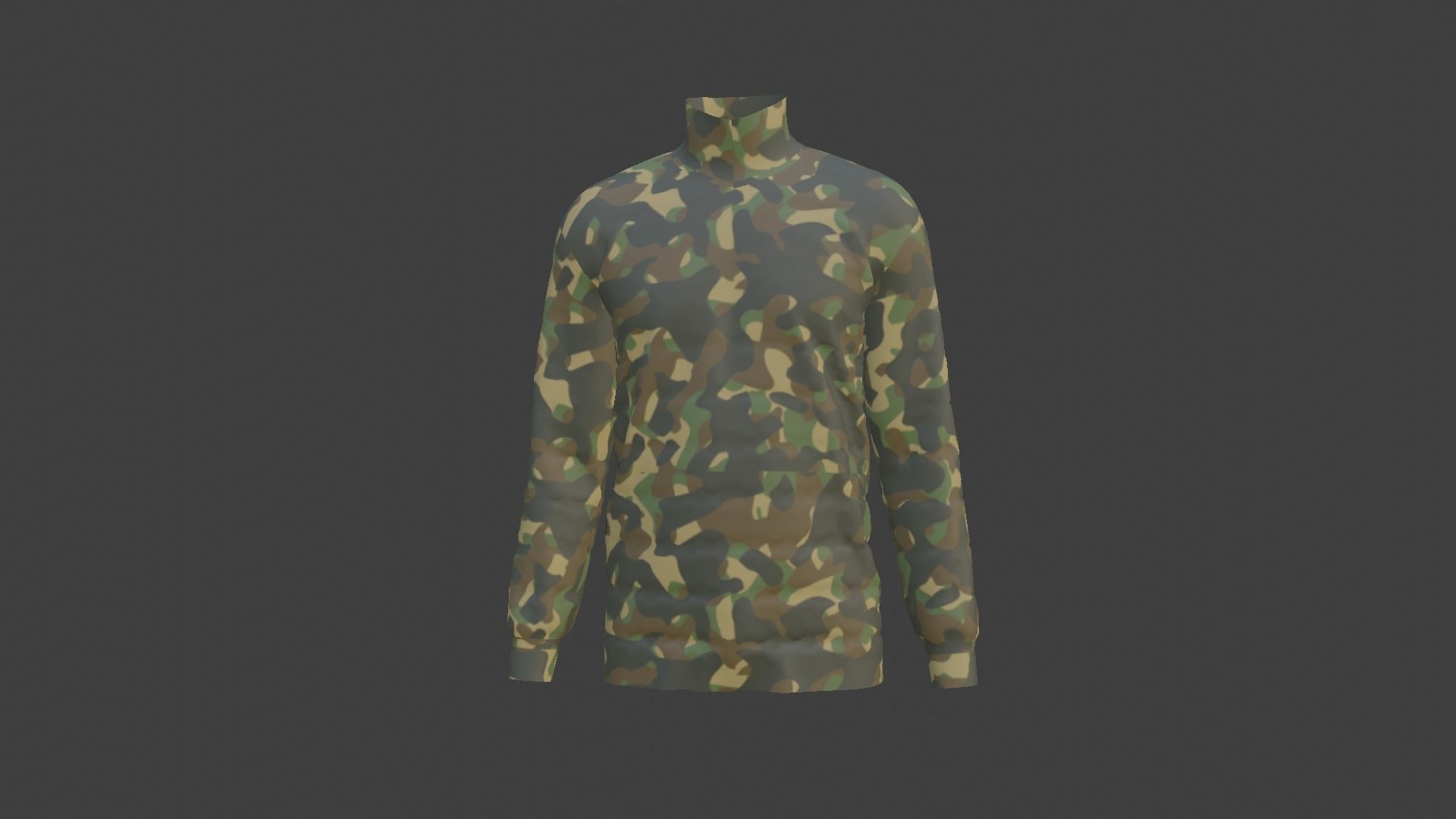 Jumper Soldier Low-poly 3D model_5