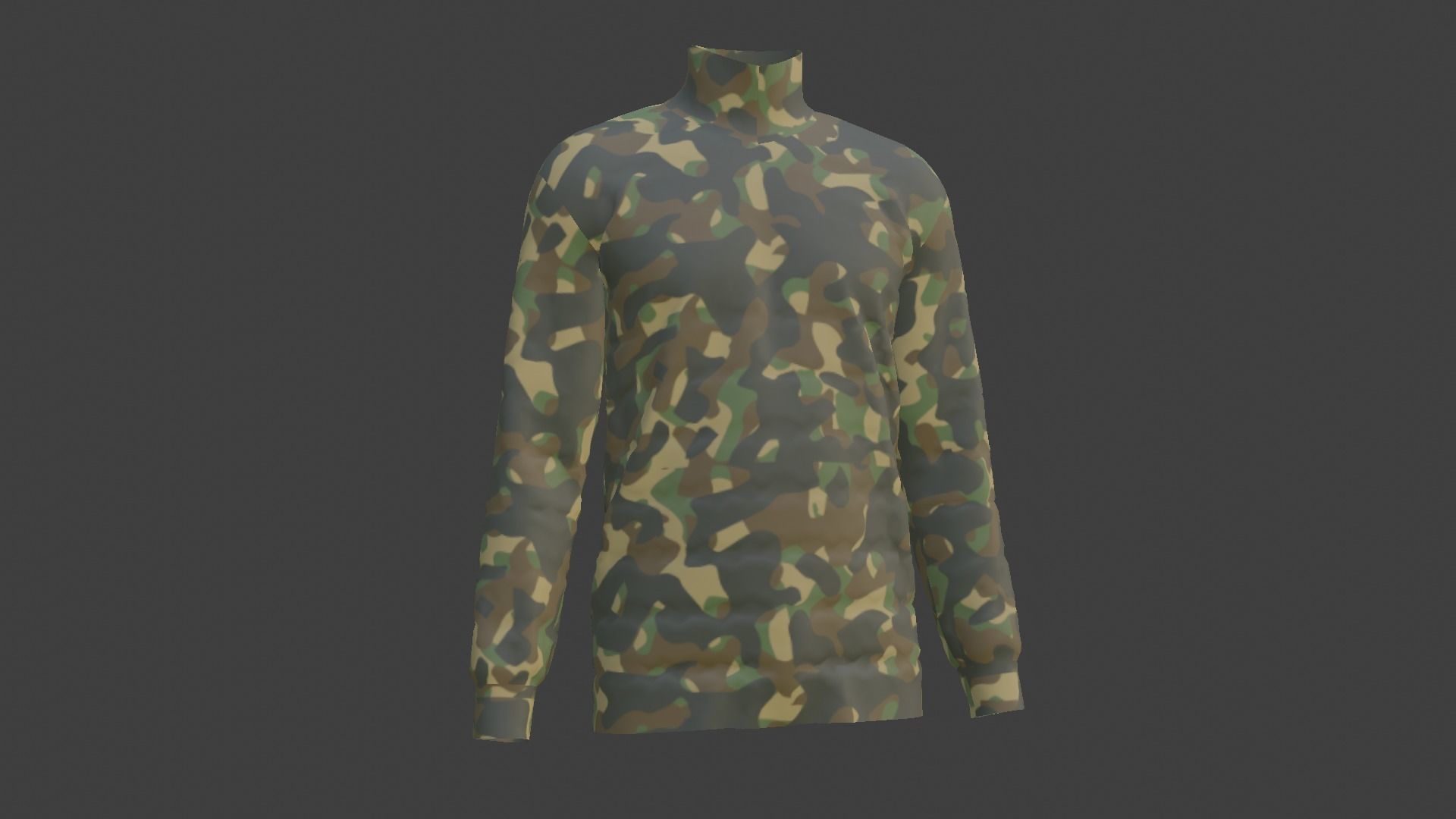 Jumper Soldier Low-poly 3D model_10