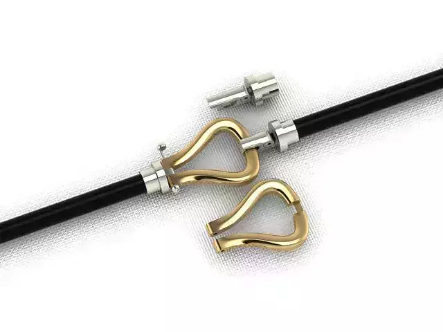 Bracelet with leather