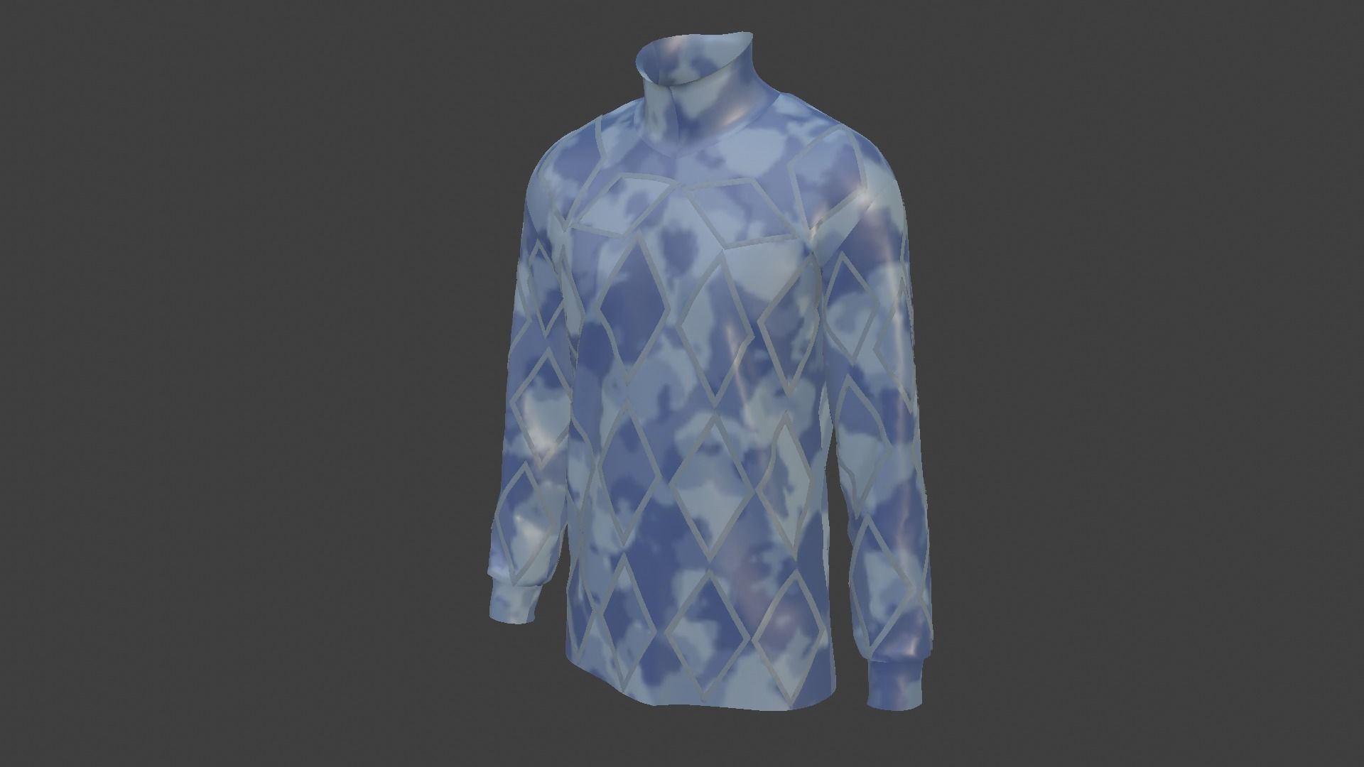 Military - Army Sweater Low-poly 3D model_1