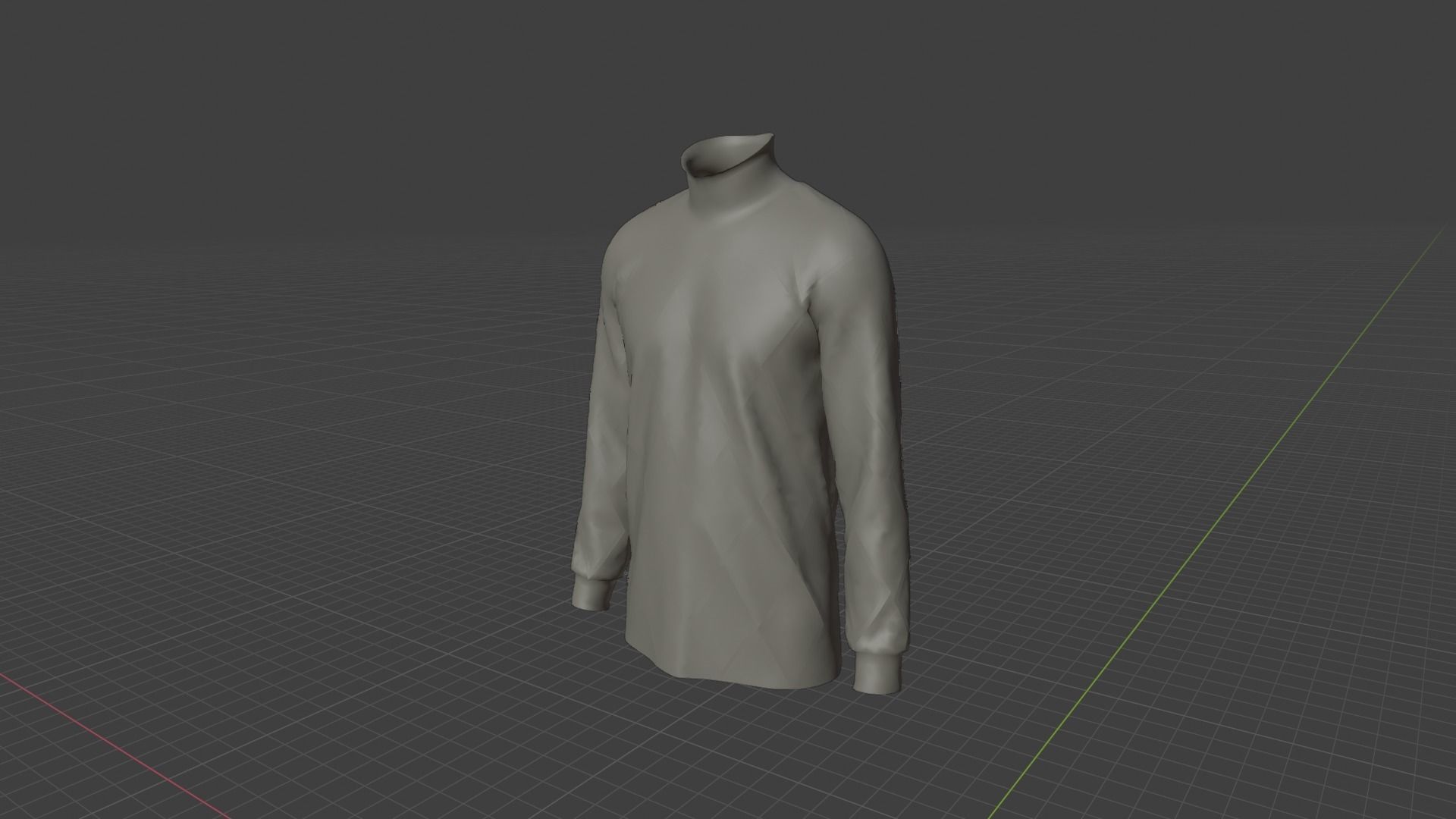 Military - Army Sweater Low-poly 3D model_11