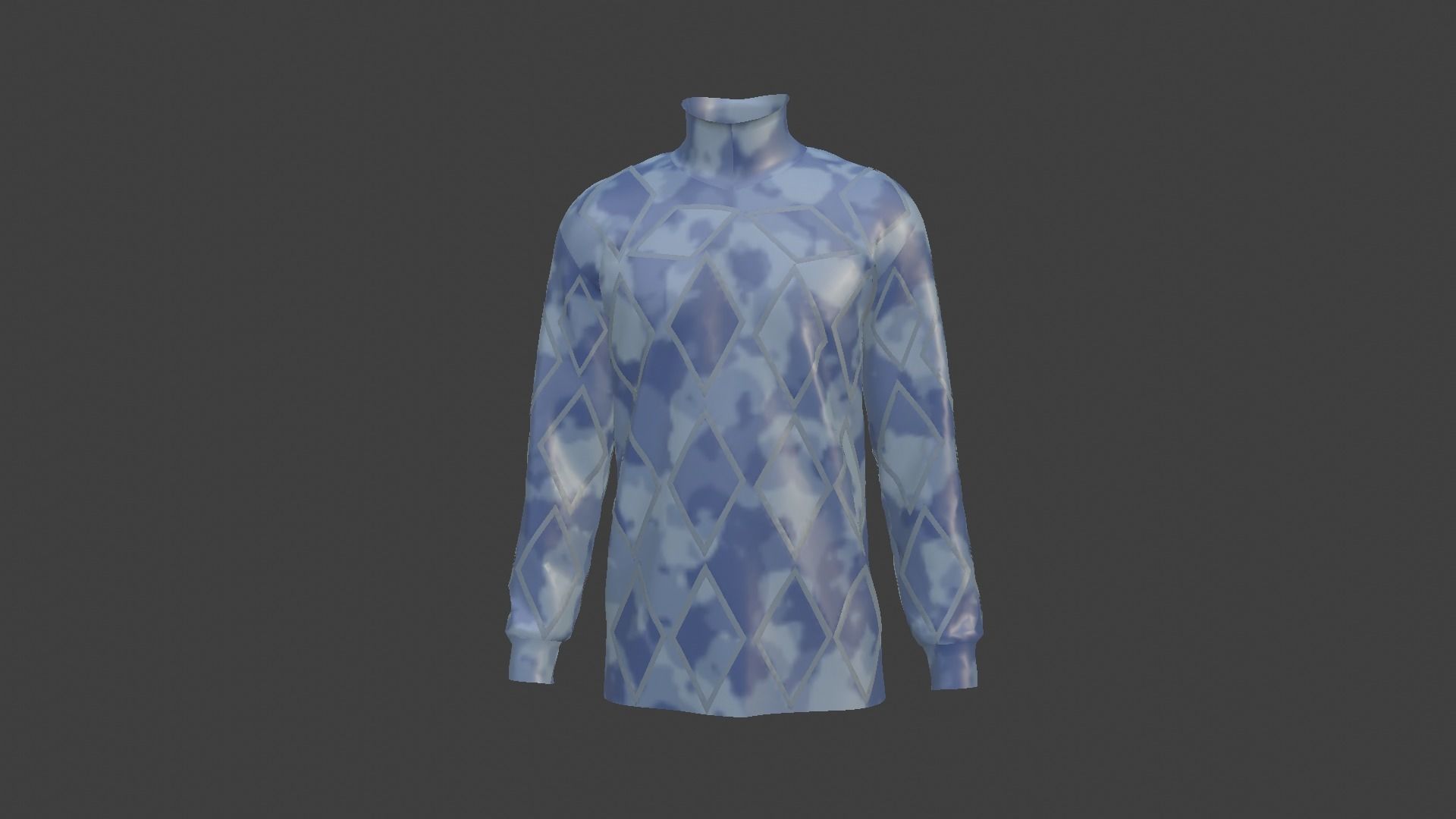 Military - Army Sweater Low-poly 3D model_5