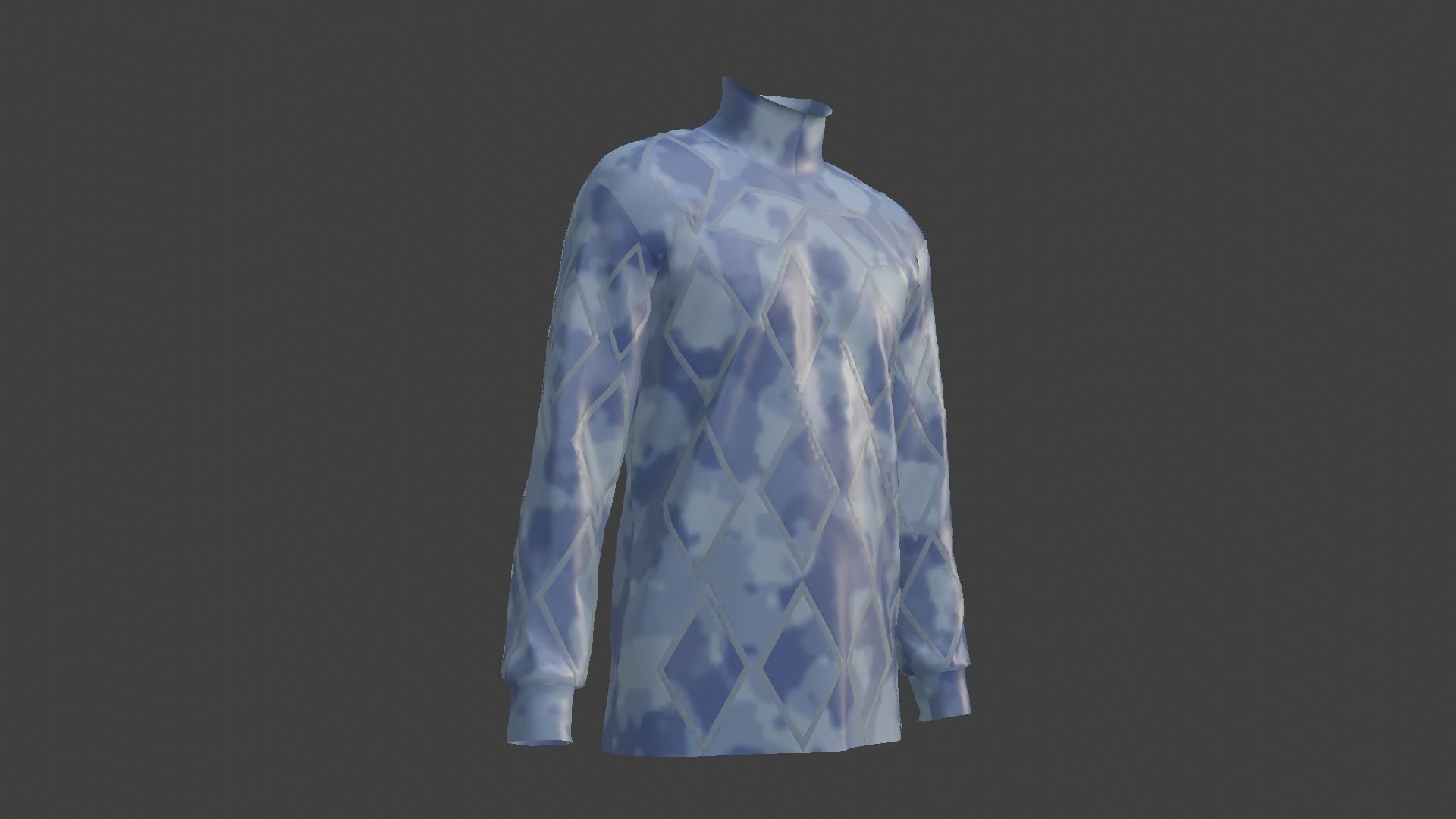 Military - Army Sweater Low-poly 3D model_6