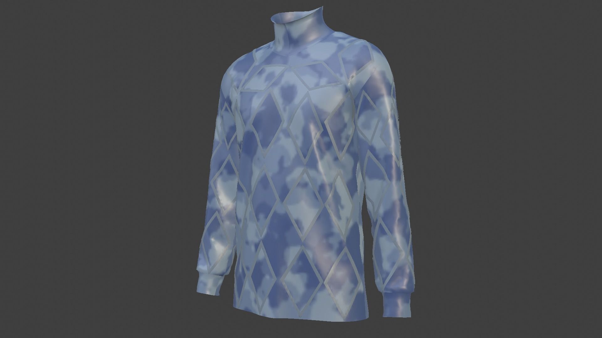 Military - Army Sweater Low-poly 3D model_9