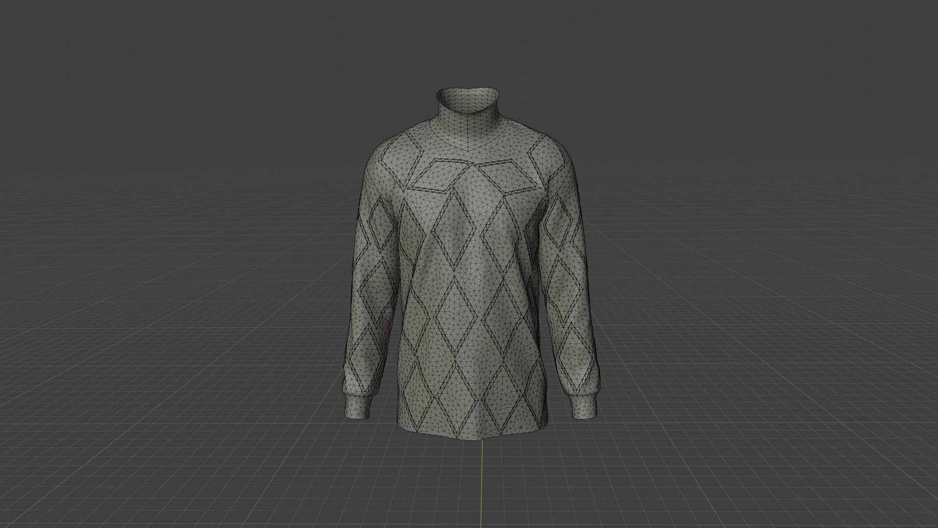 Military - Army Sweater Low-poly 3D model_12