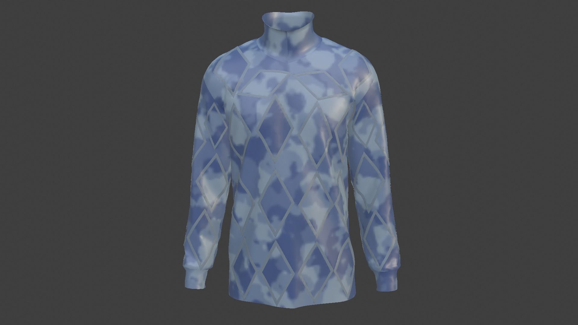 Military - Army Sweater Low-poly 3D model_2