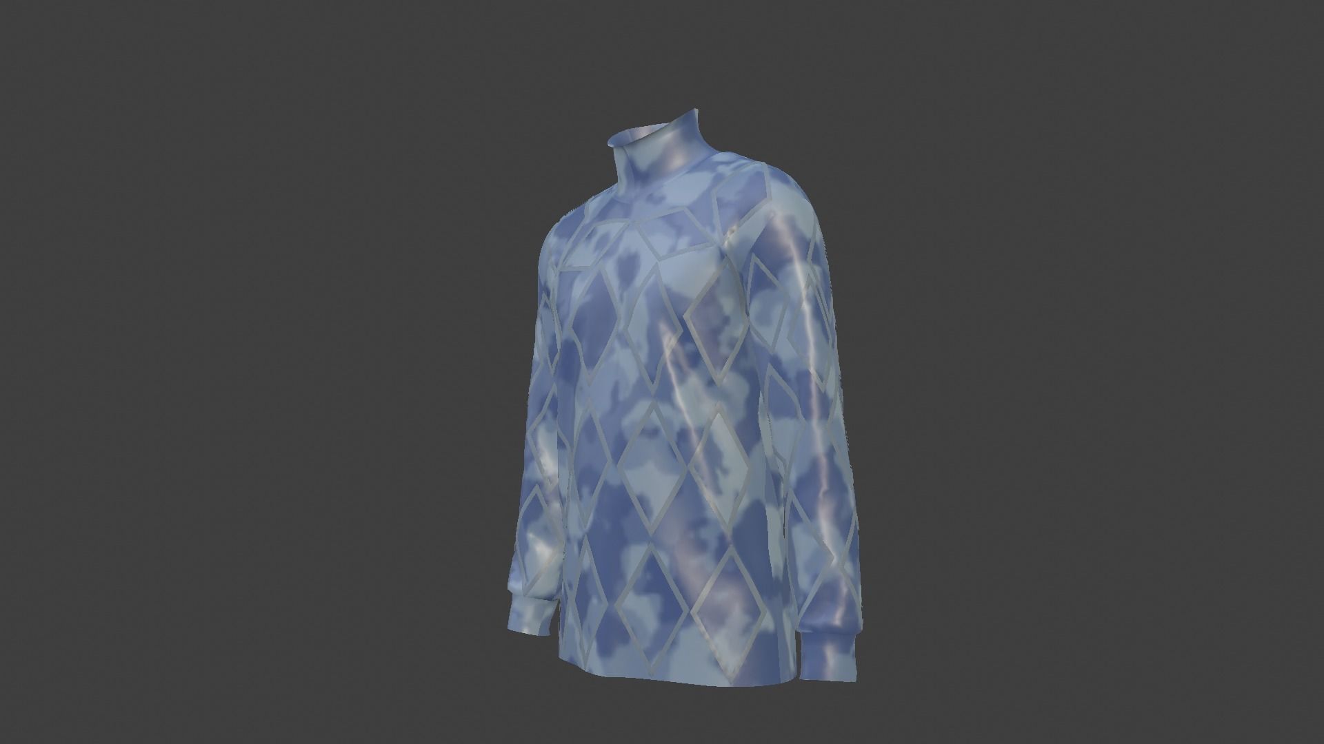 Military - Army Sweater Low-poly 3D model_4